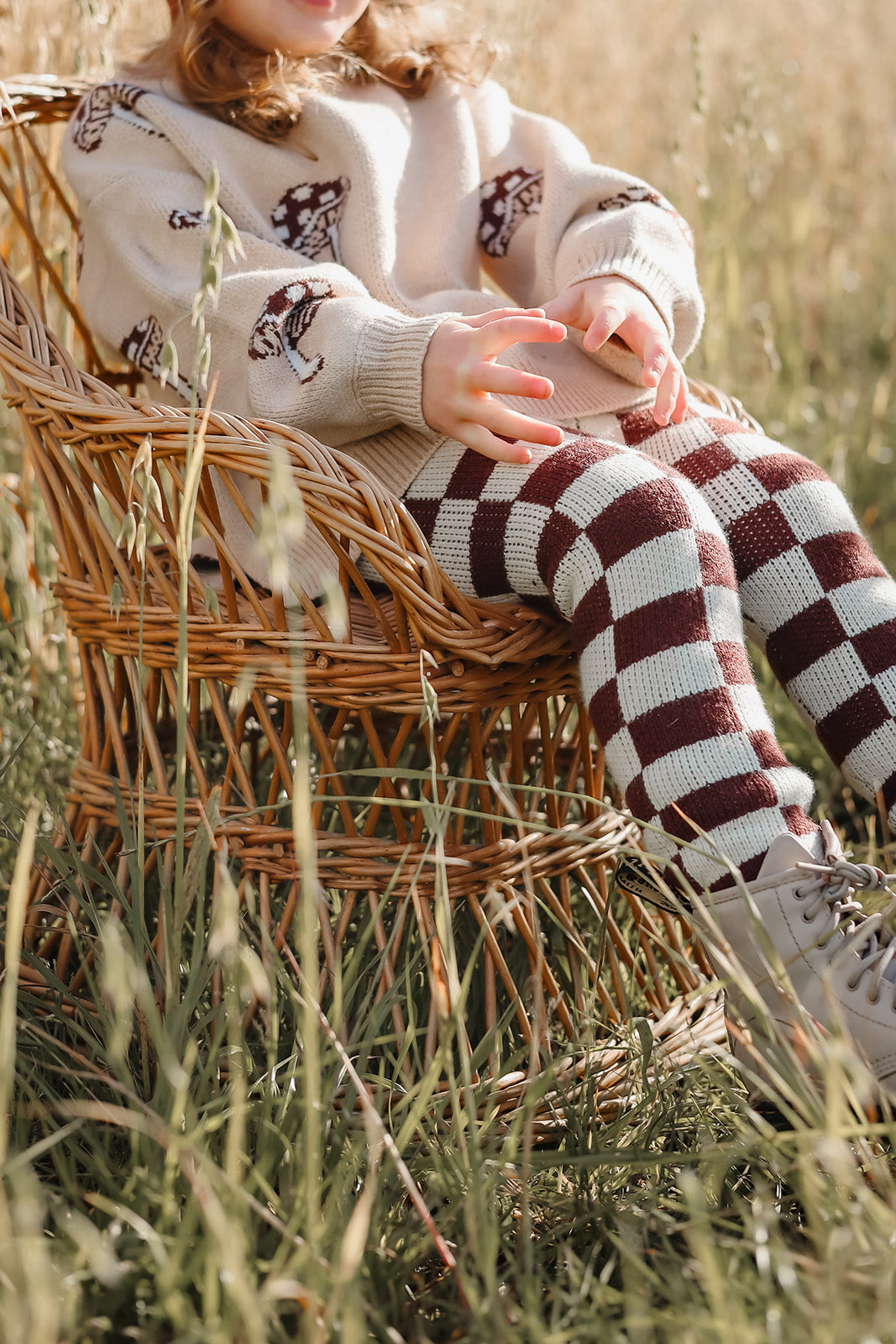 Checkered Bamboo Leggings