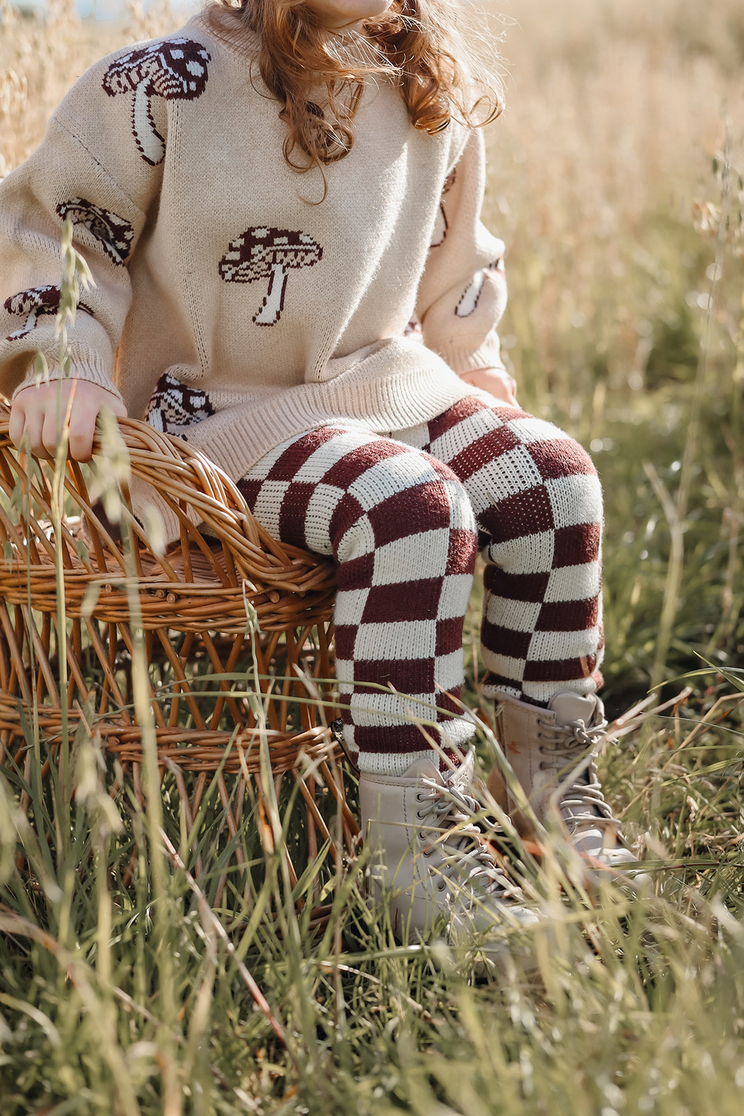 Checkered Bamboo Leggings