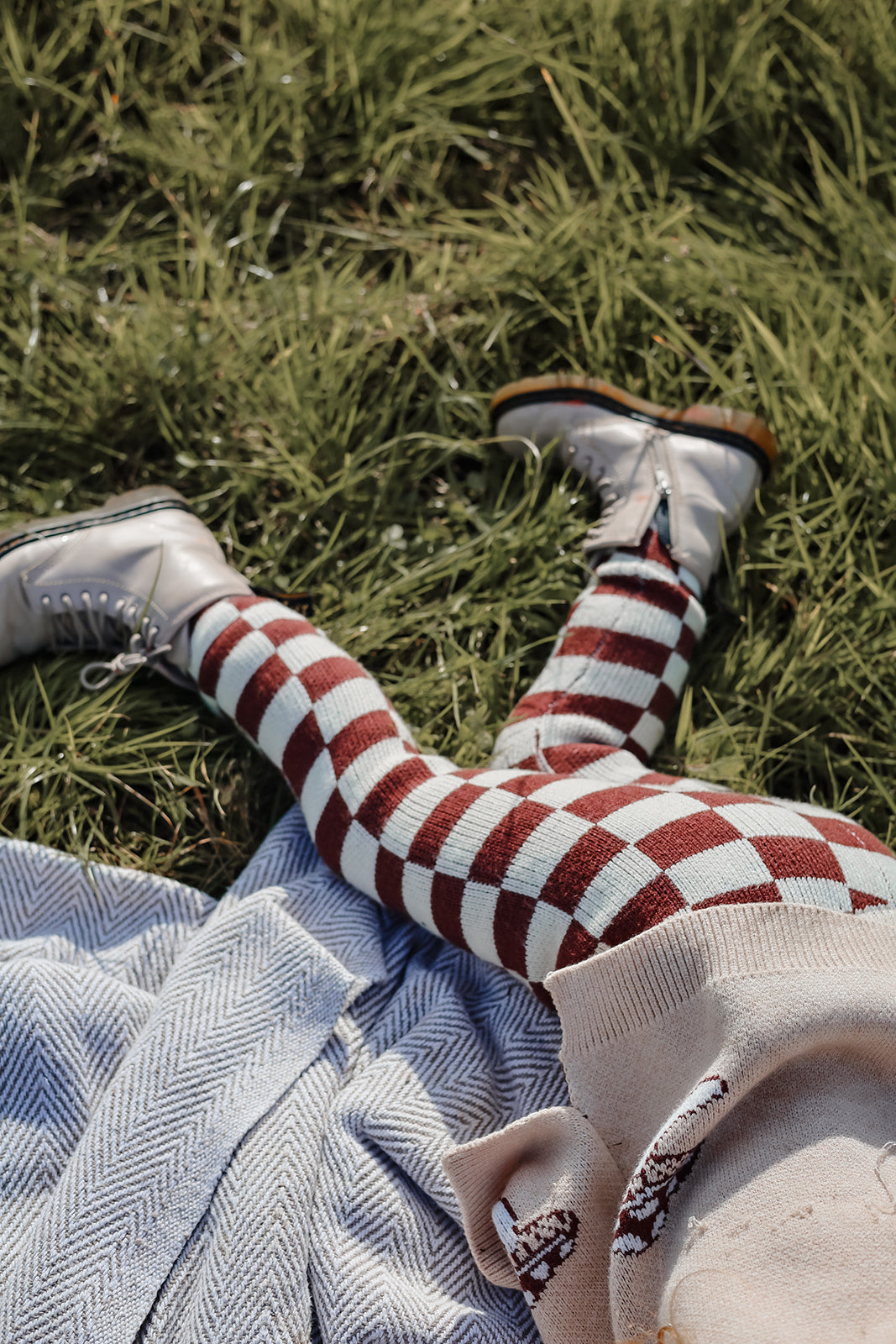 Checkered Bamboo Leggings